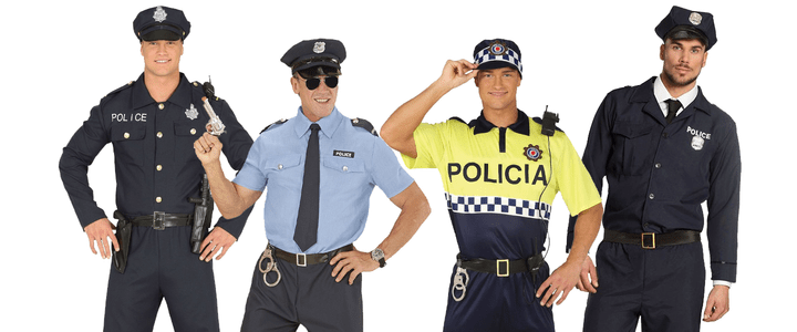 Politie kostuum heren